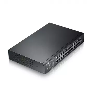 Zyxel GS1900-24E-EU0103F tīkla slēdzis, pārvaldīts L2, Gigabit Ethernet (10/100/1000), 1U, melns