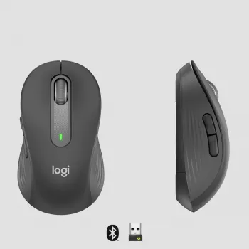 LOGITECH Signature M650 L Bezvadu pele - Lielām rokām - Labā roka - Grafīts