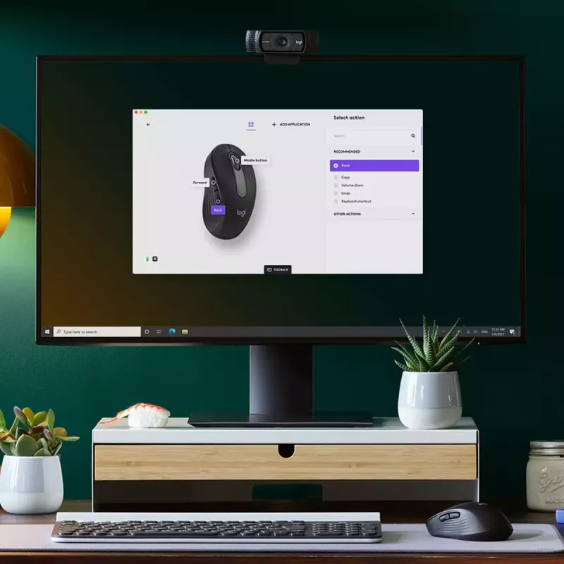 LOGITECH Signature M650 L Bezvadu pele - Lielām rokām - Labā roka - Grafīts