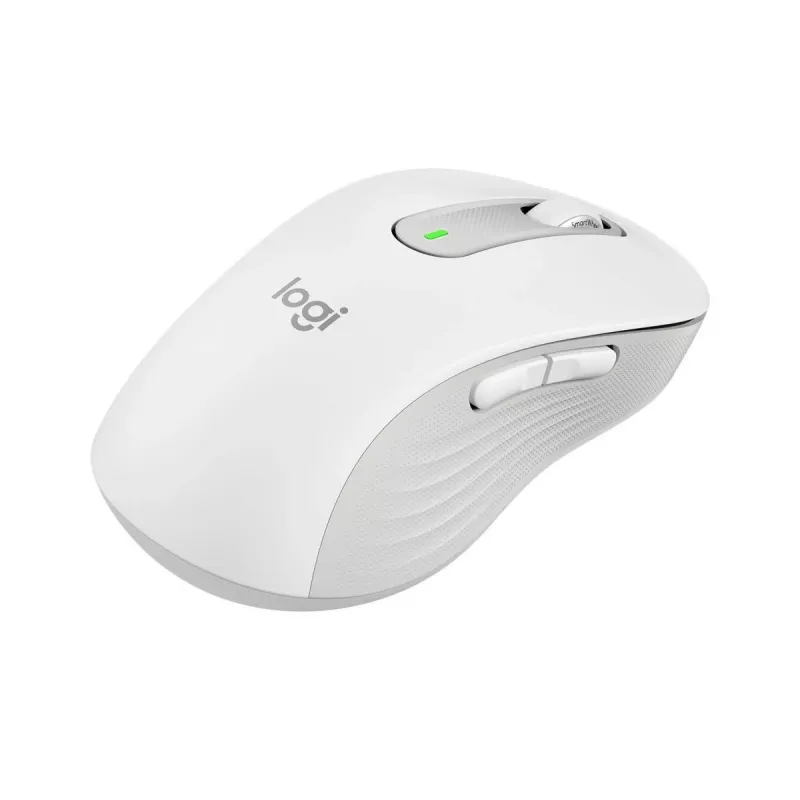 LOGITECH Signature M650 Bezvadu pele Off-white L Kreisā