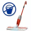 Mop VILEDA Spray Max Microfibre Dry & Wet — plastmasas galva, 0,6 L ūdens tvertne, antibakteriāls, balts/sarkans
