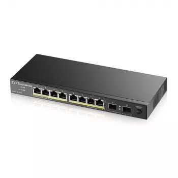 Zyxel GS1100-10HP v2 Nepārvaldāms Gigabitu Ethernet (10/100/1000) barošana pa Ethernet (PoE) Melns