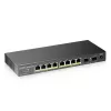 Zyxel GS1100-10HP v2 Nepārvaldāms Gigabitu Ethernet (10/100/1000) barošana pa Ethernet (PoE) Melns