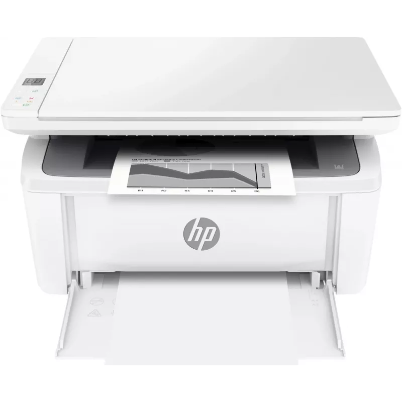 Daudzfunkciju lāzerprinteris HP LaserJet MFP M140w — Melnbalts, 20 lpp/min, 600×600 DPI, A4, Wi‑Fi, Ethernet, Balts