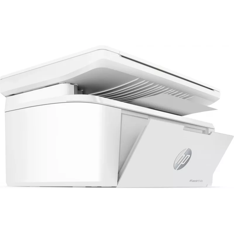 Daudzfunkciju lāzerprinteris HP LaserJet MFP M140w — Melnbalts, 20 lpp/min, 600×600 DPI, A4, Wi‑Fi, Ethernet, Balts