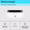 Daudzfunkciju lāzerprinteris HP LaserJet MFP M140w — Melnbalts, 20 lpp/min, 600×600 DPI, A4, Wi‑Fi, Ethernet, Balts
