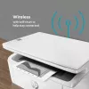 Daudzfunkciju lāzerprinteris HP LaserJet MFP M140w — Melnbalts, 20 lpp/min, 600×600 DPI, A4, Wi‑Fi, Ethernet, Balts