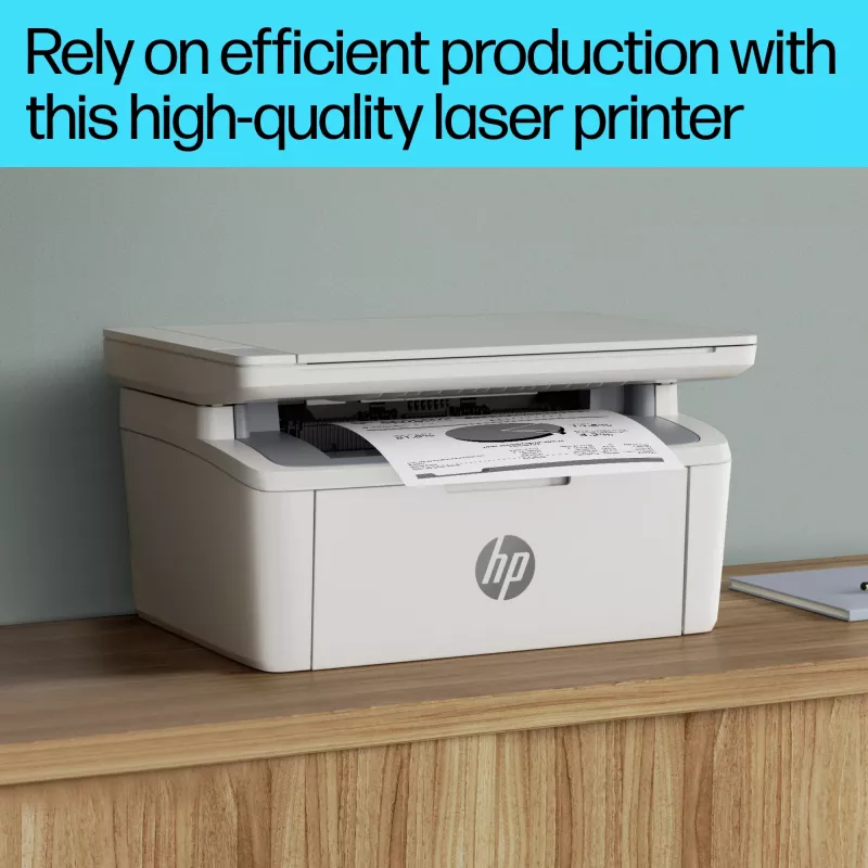 Daudzfunkciju lāzerprinteris HP LaserJet MFP M140w — Melnbalts, 20 lpp/min, 600×600 DPI, A4, Wi‑Fi, Ethernet, Balts