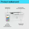 HP LaserJet M110w printeris, lāzeris, 600 x 600 DPI, A4, 20 lpp/min, tīklam gatavs, balts