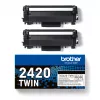 Toner Brother TN2420 Twin-pack 3000 lapas melns