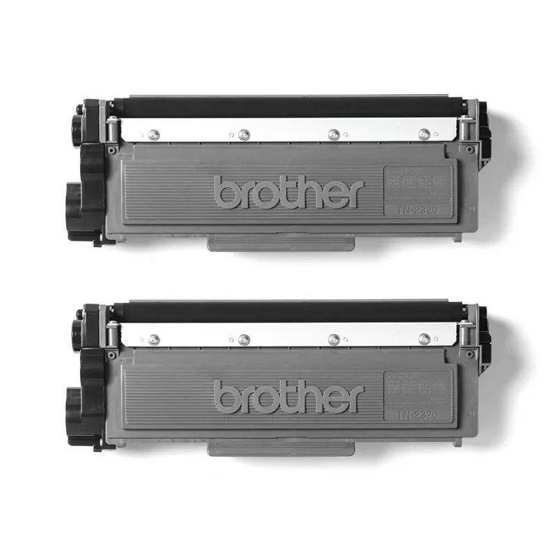 tonera kasete Brother TN-2320TWIN 2600 lapas Melns