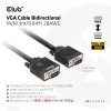 VGA kabelis, divvirzienu, M/M, 3 m, 28AWG, CLUB3D CAC-1703