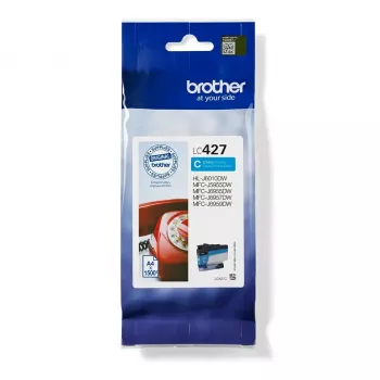 Brother LC427C tintes kasetne, 1 gab. oriģināla, standarta ietilpība, ciāna