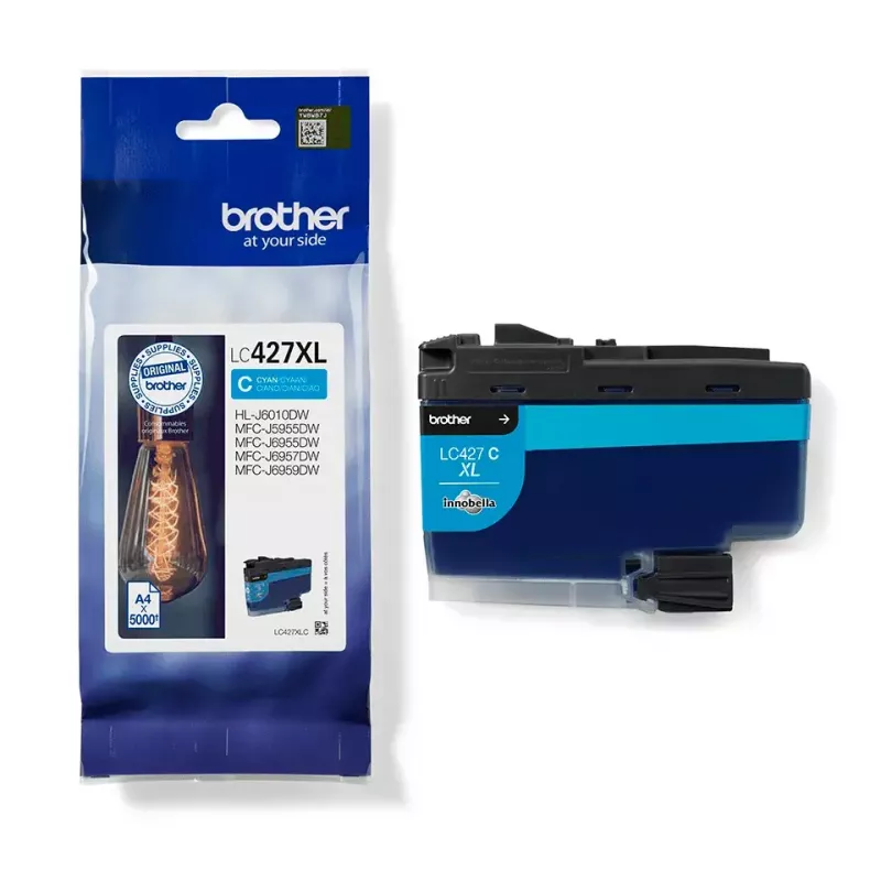 Brother LC-427XLC tintes kasetne 1 gab. Oriģināla augstas (XL) ietilpības ciāna