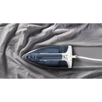Tefal Express Steam FV2837 sausā un tvaika gludeklis ar Cerilium zoli, 2400 W, zils, pelēks, balts