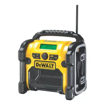DEWALT bezvadu litija jonu DAB+/FM kompaktais radio — tikai instruments