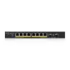 Zyxel GS1900-10HP pārvaldāms L2 Gigabit Ethernet (10/100/1000) Power over Ethernet (PoE) Melns
