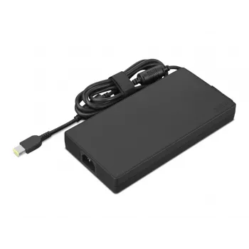 Lenovo GX21F23046 Slim 300W maiņstrāvas barošanas adapteris, 100–240 V, 1,8 m līdzstrāvas vads, paredzēts Legion 5/7, lietošanai iekštelpās un ārpus tām, melns