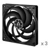 ARCTIC P12 Slim PWM PST Spiediena optimizēts 120 mm PWM ventilators ar integrētu Y-kabeli