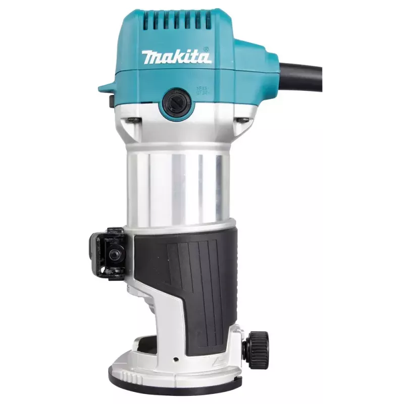 Frēze Makita RT0702CX2J — 710 W, 10 000–34 000 apgr./min., 8 mm spīļpatrona, 0–40 mm dziļums, 1,8 kg