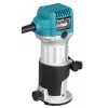 Frēze Makita RT0702CX2J — 710 W, 10 000–34 000 apgr./min., 8 mm spīļpatrona, 0–40 mm dziļums, 1,8 kg