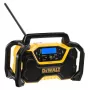 Pārnēsājams radio DeWALT DCR029-QW DAB FM, maiņstrāvas/līdzstrāvas barošana, Bluetooth, USB uzlāde, displejs, melns/dzeltens