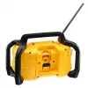 Pārnēsājams radio DeWALT DCR029-QW DAB FM, maiņstrāvas/līdzstrāvas barošana, Bluetooth, USB uzlāde, displejs, melns/dzeltens