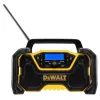 Pārnēsājams radio DeWALT DCR029-QW DAB FM, maiņstrāvas/līdzstrāvas barošana, Bluetooth, USB uzlāde, displejs, melns/dzeltens