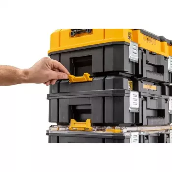 Instrumentu organizators DeWalt DWST82968-1, polikarbonāts, 7,8 l, bloķējams, ūdensnecaurlaidīgs, melns