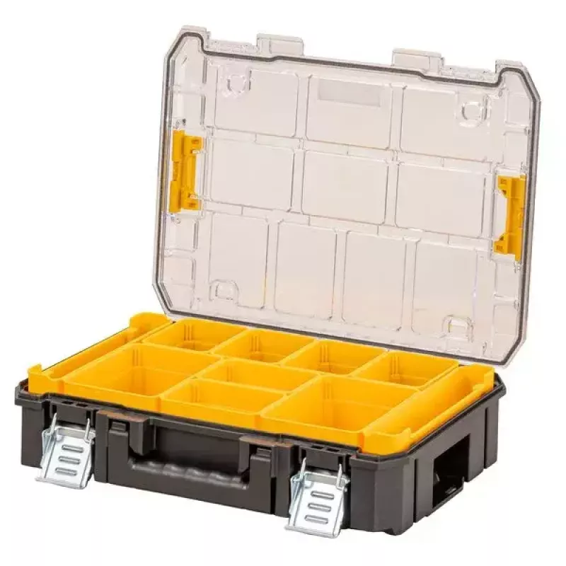 Instrumentu organizators DeWalt DWST82968-1, polikarbonāts, 7,8 l, bloķējams, ūdensnecaurlaidīgs, melns