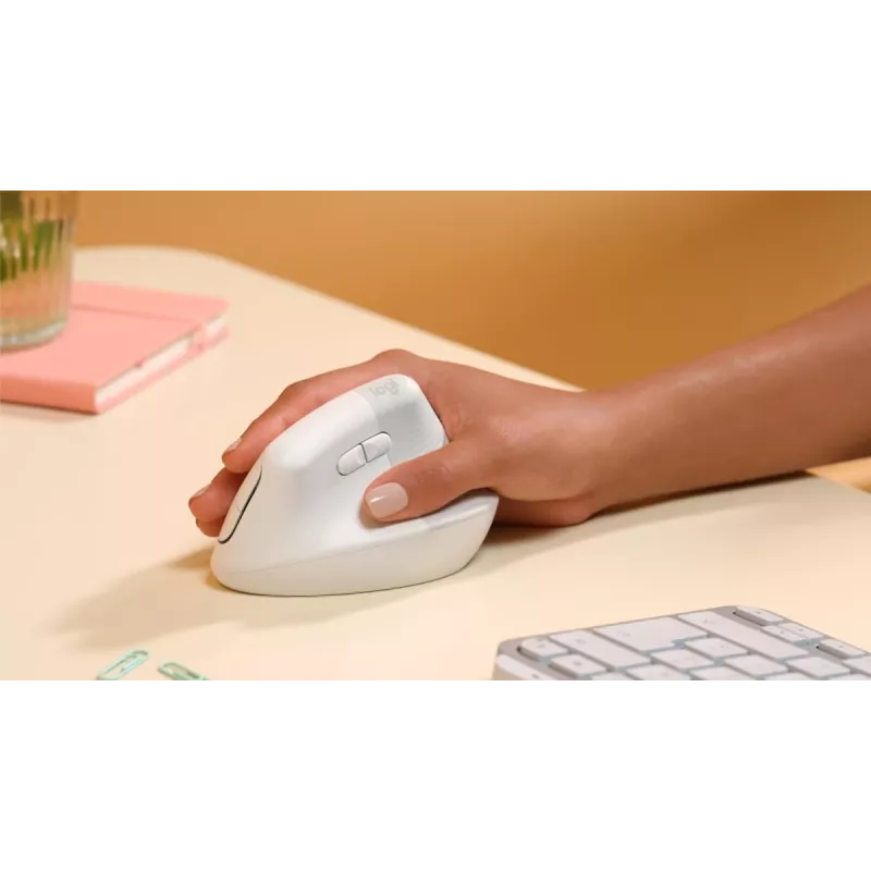 Pele Logitech Lift vertikālā ergonomiskā pele RF bezvadu + Bluetooth