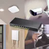 Zyxel GS1915-8EP pārvaldāms L2 Gigabit Ethernet (10/100/1000) Power over Ethernet (PoE) melns