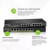 Zyxel GS1915-8EP pārvaldāms L2 Gigabit Ethernet (10/100/1000) Power over Ethernet (PoE) melns