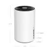 Router TP‑LINK AXE5400 Mesh Wi‑Fi 6E sistēma — Tri‑Band 2.4/5/6 GHz, pārklājums līdz 670 m², 3× LAN, 4 iekšējās antenas