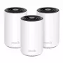 Router TP‑LINK AXE5400 Mesh Wi‑Fi 6E sistēma — Tri‑Band 2.4/5/6 GHz, pārklājums līdz 670 m², 3× LAN, 4 iekšējās antenas