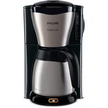 Philips HD7548/20 Café Gaia pilienu kafijas automāts, 1,2 l, 15 tasītes, 1000 W, melns/metāla