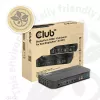 CLUB3D DisplayPort/HDMI KVM slēdzis diviem DisplayPort 4K 60Hz