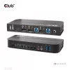 CLUB3D DisplayPort/HDMI KVM slēdzis diviem DisplayPort 4K 60Hz