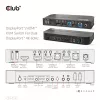 CLUB3D DisplayPort/HDMI KVM slēdzis diviem DisplayPort 4K 60Hz
