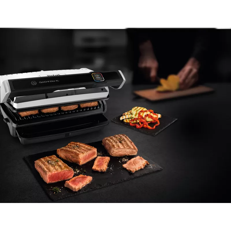 Kontakta grils Tefal OptiGrill Elite XL GC760D Nerūsējošais tērauds 2200W