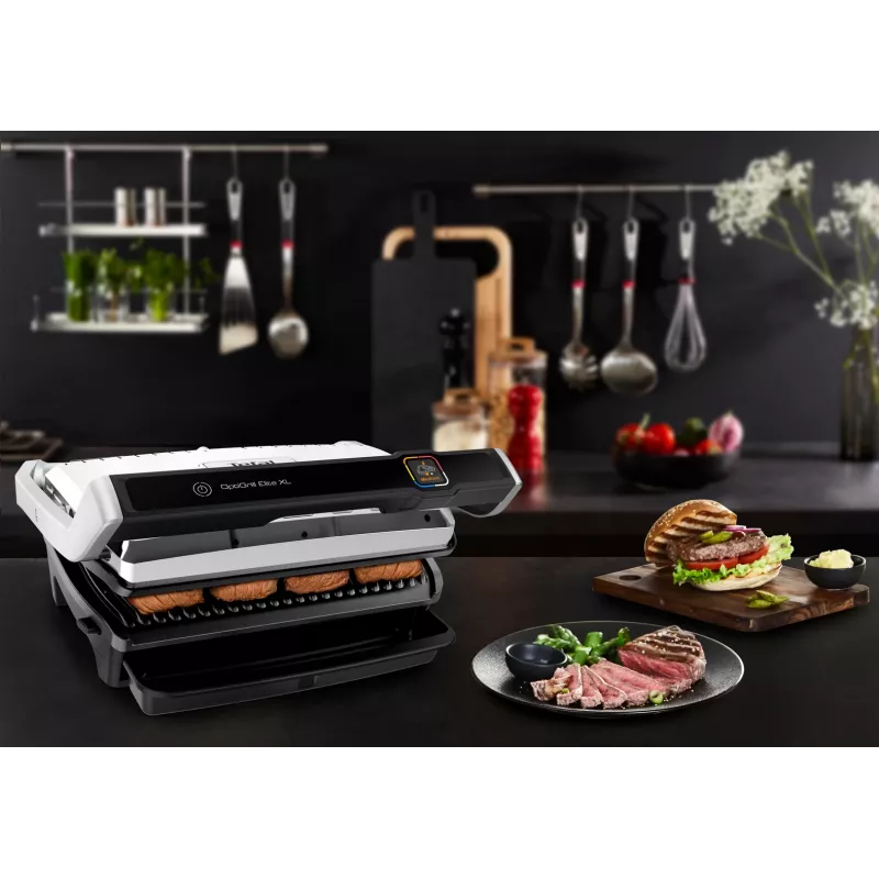 Kontakta grils Tefal OptiGrill Elite XL GC760D Nerūsējošais tērauds 2200W
