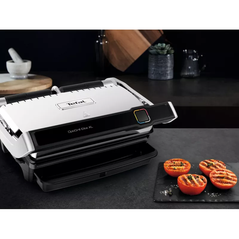 Kontakta grils Tefal OptiGrill Elite XL GC760D Nerūsējošais tērauds 2200W