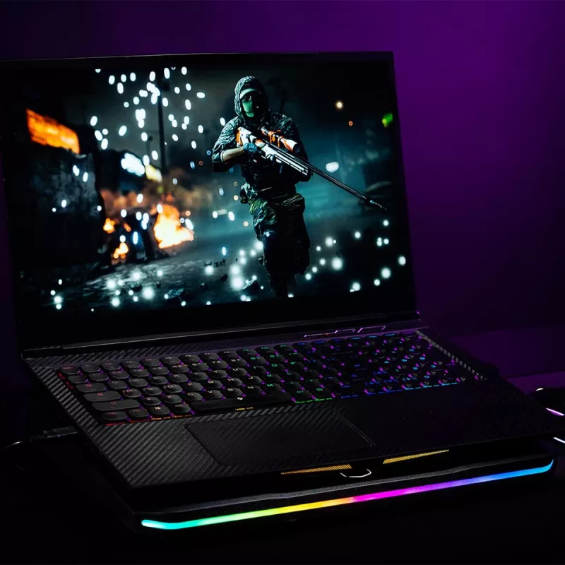 Cooler Master NotePal X150 Spectrum portatīvā datora dzesēšanas paliktnis līdz 17 collām, ar 4 portu USB centrmezglu