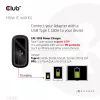 CLUB3D Travel Charger 65W GAN tehnoloģija, viens ports USB Type-C, Power Delivery (PD) 3.0 atbalsts