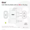 CLUB3D Travel Charger 65W GAN tehnoloģija, viens ports USB Type-C, Power Delivery (PD) 3.0 atbalsts