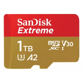 WESTERN DIGITAL Extreme Micro SDXC 1TB+SD Adapter 190MB/s 130MB/s A2 C10 V30 UHS-I U3