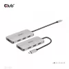 CLUB3D 4 portu USB-A centrmezgls USB-C – 10 Gbps ātra datu pārraide