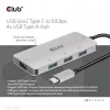 CLUB3D 4 portu USB-A centrmezgls USB-C – 10 Gbps ātra datu pārraide