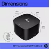 HP Thunderbolt Dock 120W G4, vadu, Thunderbolt 4, melns, Kensington, Ķīna, Taizeme, Taivāna, biznesam