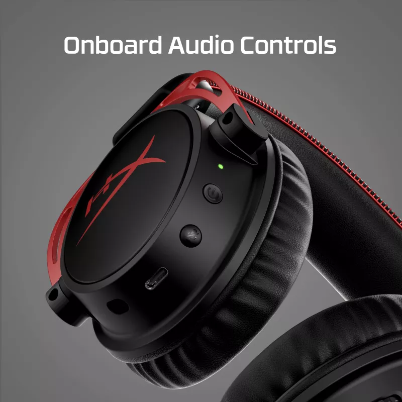 HyperX Cloud Alpha - Wireless Gaming Headset (Melns-Red)